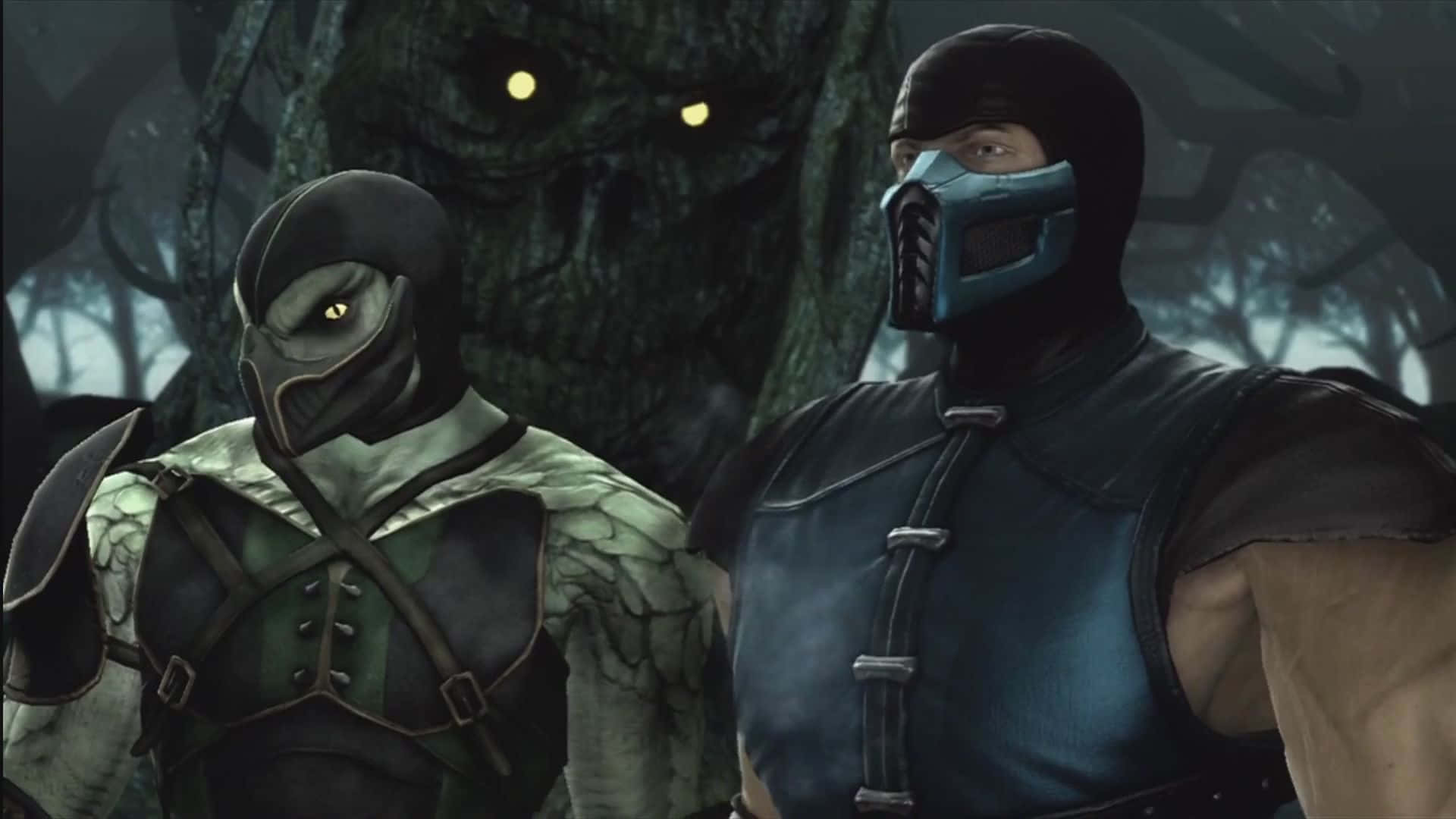 Fuerzamortal Desatada - Reptile De Mortal Kombat En Acción Fondo de pantalla