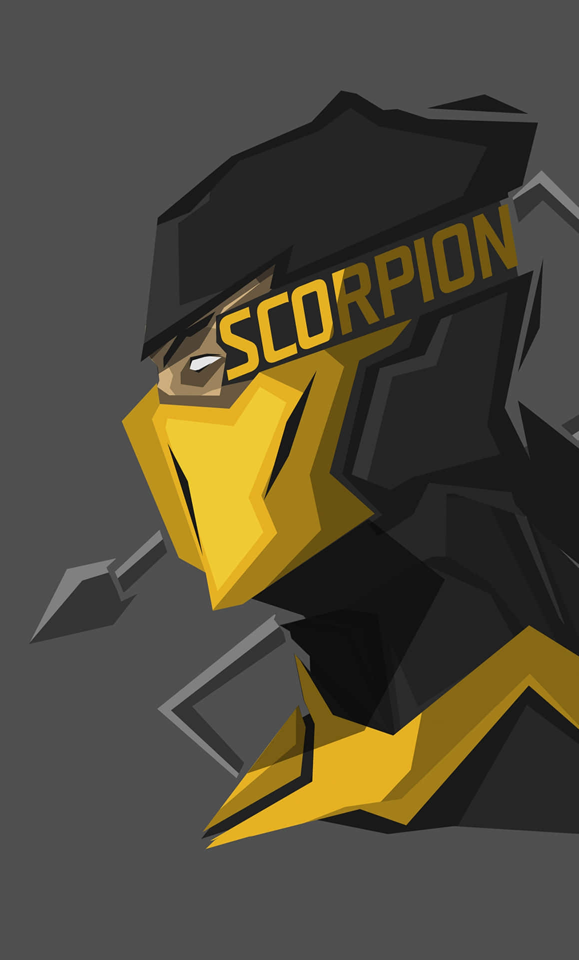 Skorpion i Mortal Kombat - En helt til at føre kampen Wallpaper