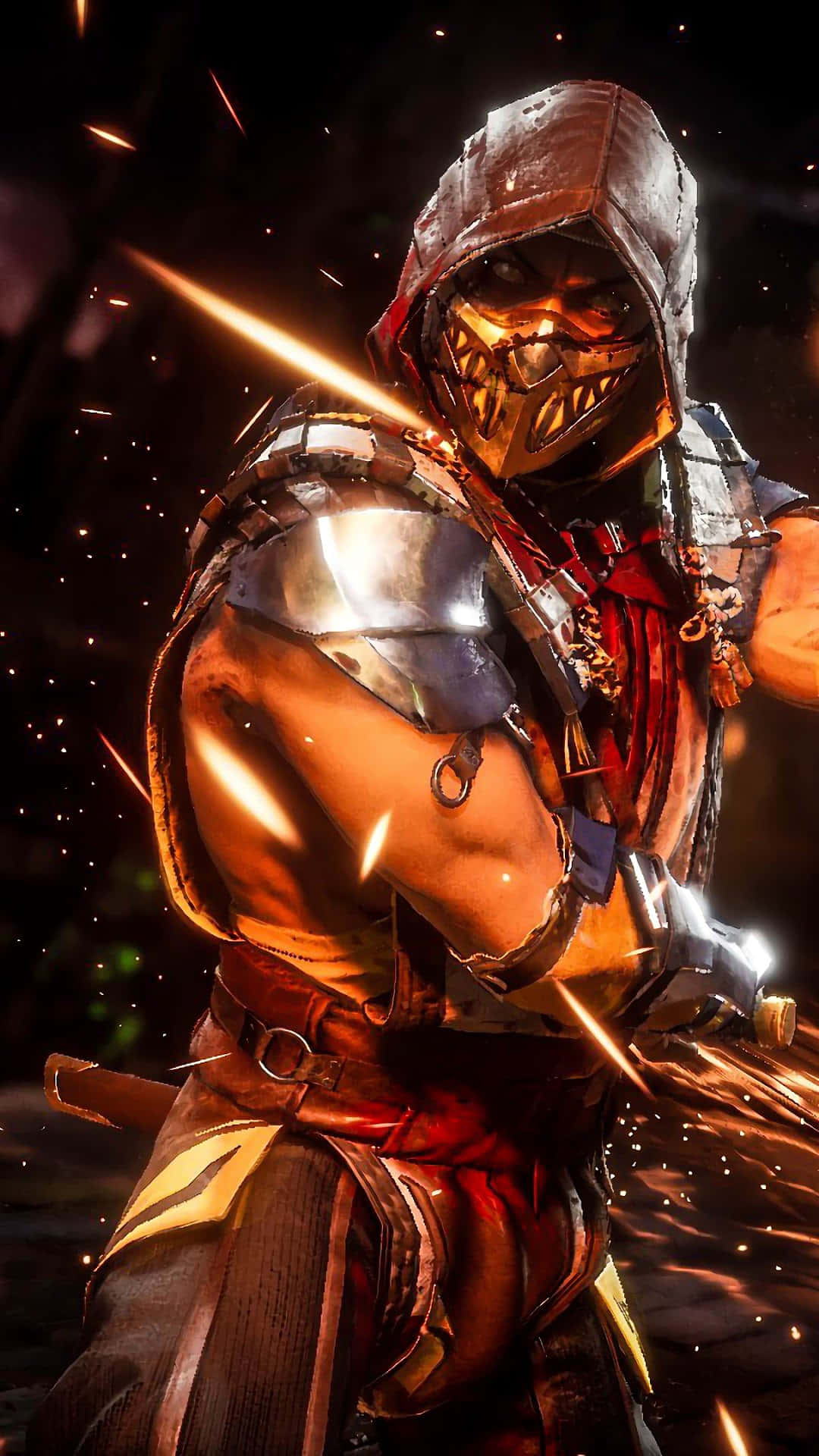 Uophørlig Mortal Kombat-kriger - Skorpion Wallpaper