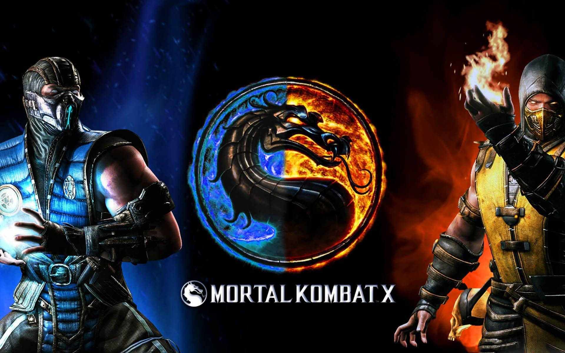 Mortal Kombat Scorpion Vs Sub Zero Side By Side Wallpaper