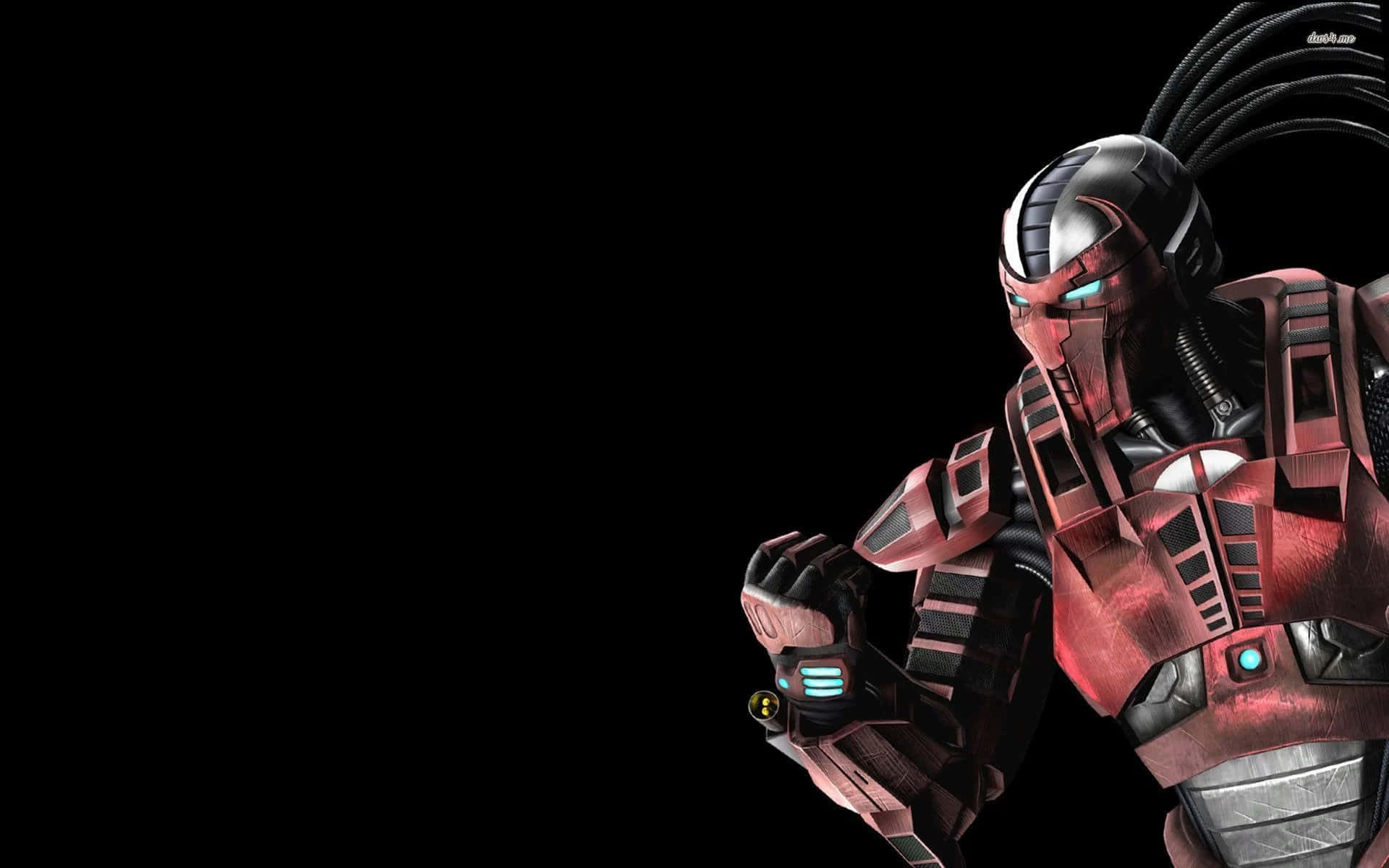Mortal Kombat's Fierce Cybernetic Ninja, Sektor Wallpaper