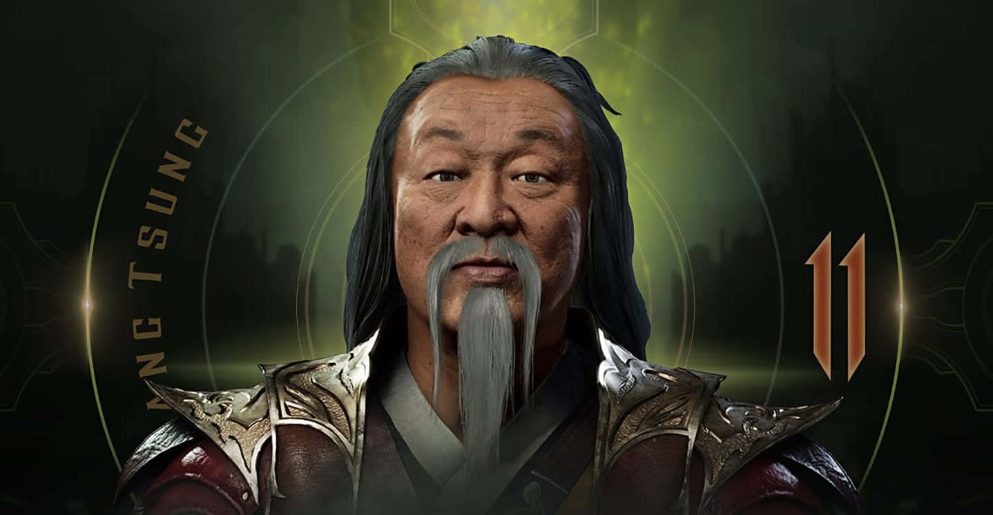 Shang Tsung, the Sorcerer of Mortal Kombat, harnesses his immense power for victory. Wallpaper