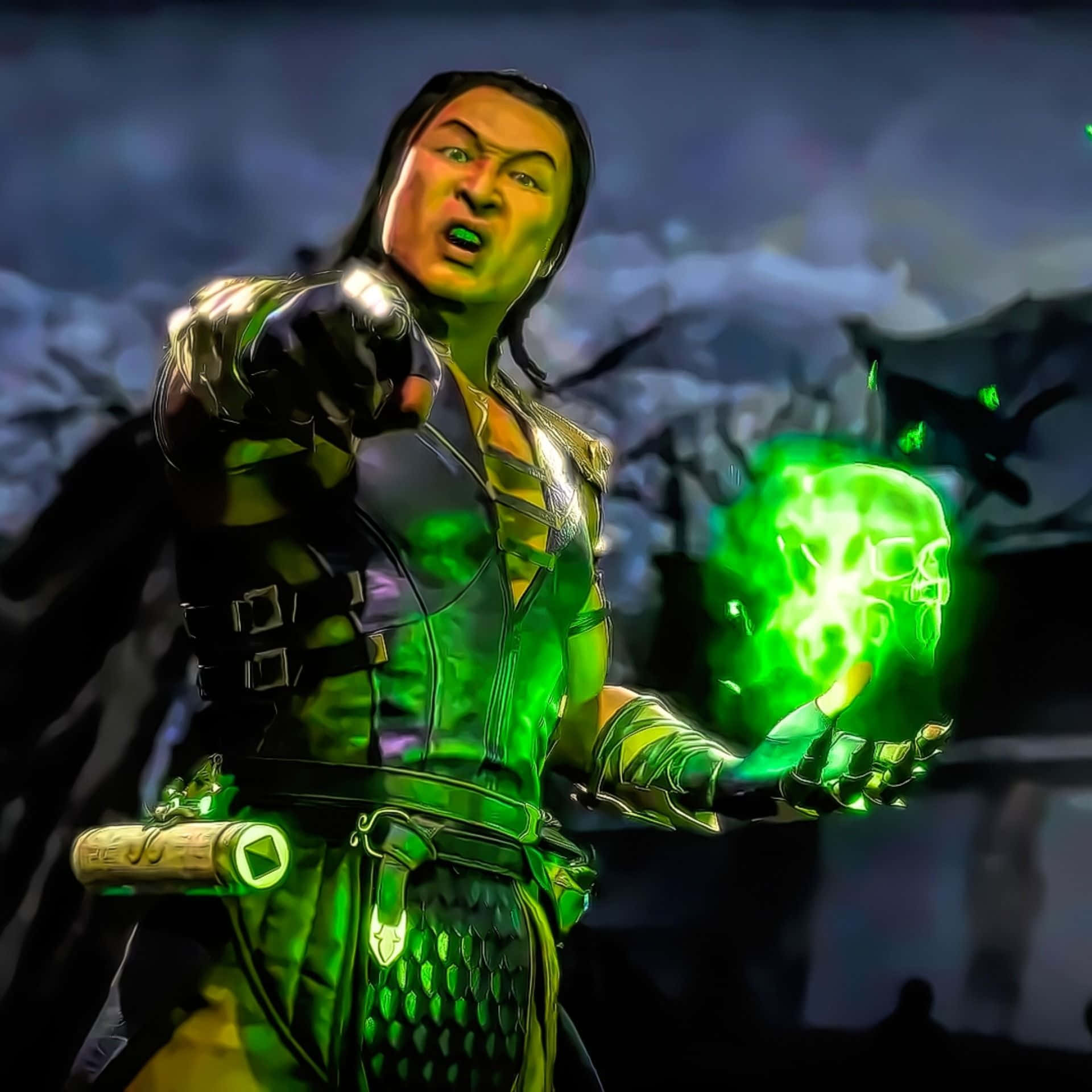 The Powerful Sorcerer, Shang Tsung, in Mortal Kombat Wallpaper