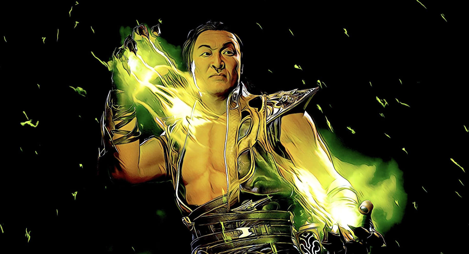 The Devious Sorcerer Shang Tsung of Mortal Kombat Wallpaper