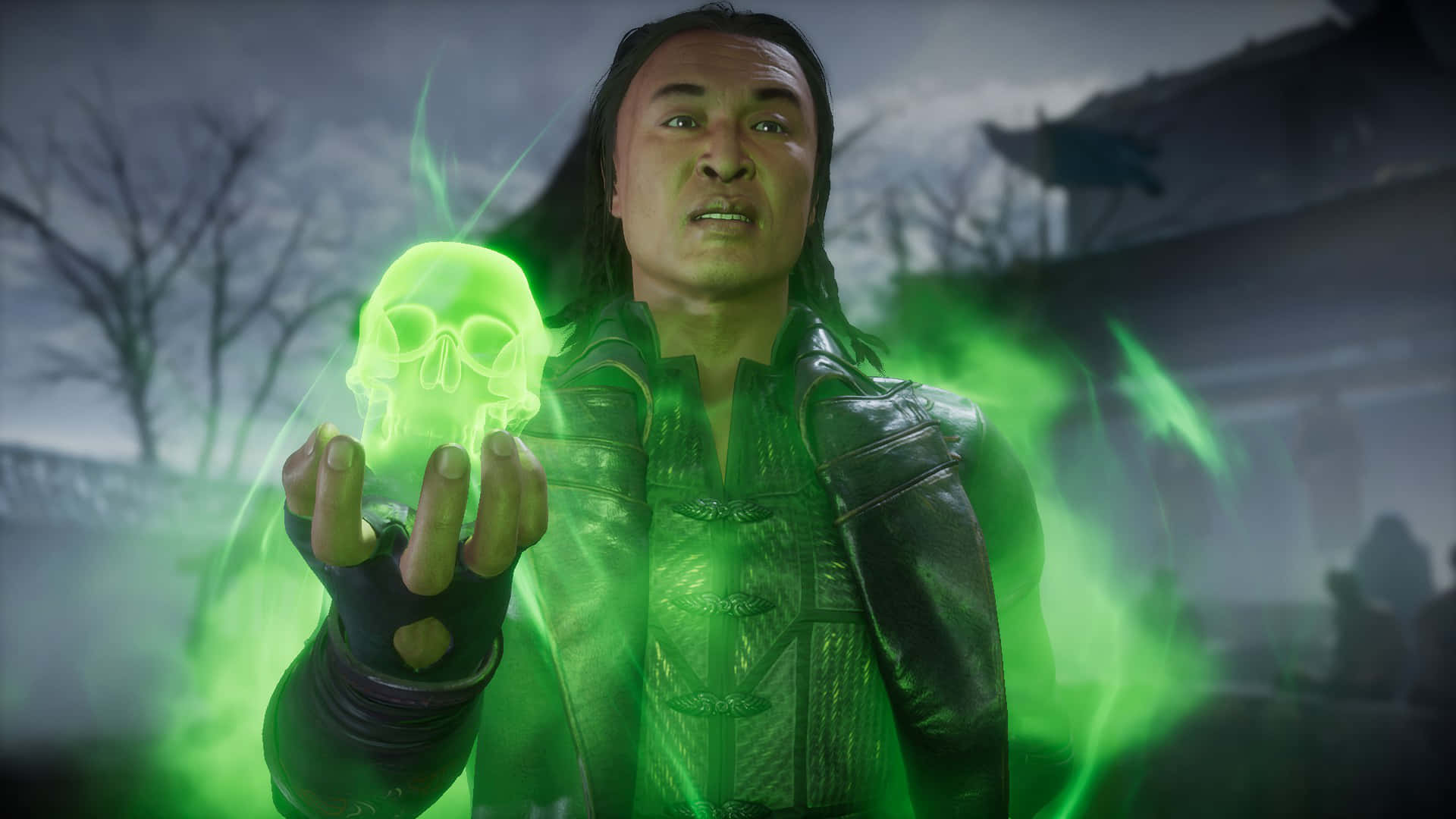 The Master of Souls, Shang Tsung Unleashes His Power in Mortal Kombat Wallpaper