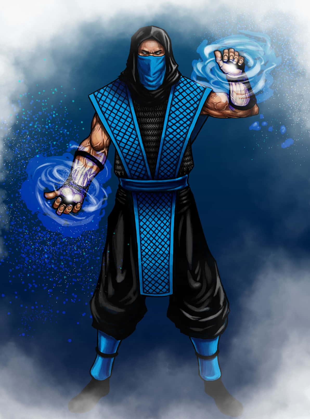 Sub-Zero, the ultimate ice warrior in Mortal Kombat Wallpaper