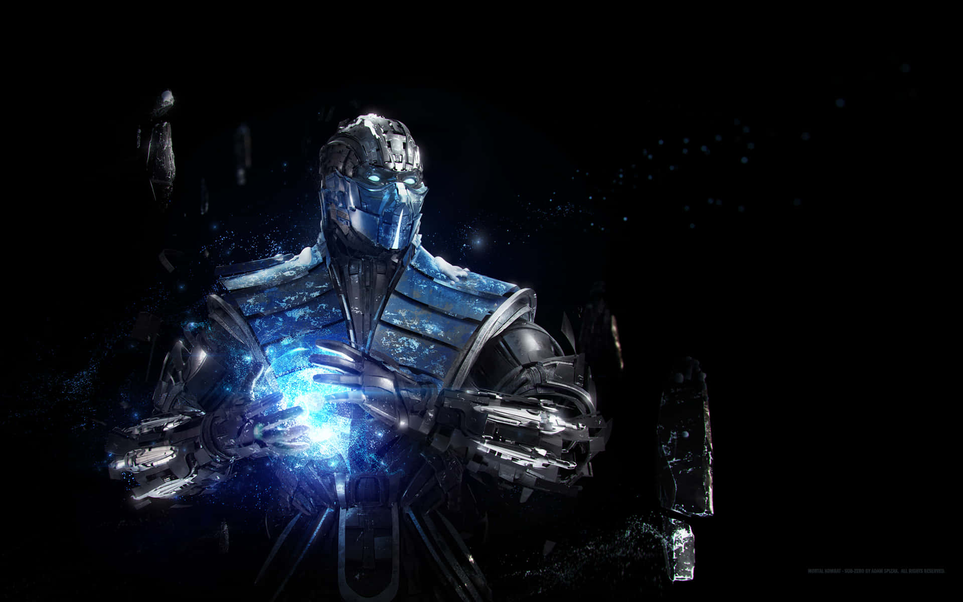 Sub-zero, the Iconic Mortal Kombat Assassin, Unleashes His Deadly Ice Attacks Wallpaper