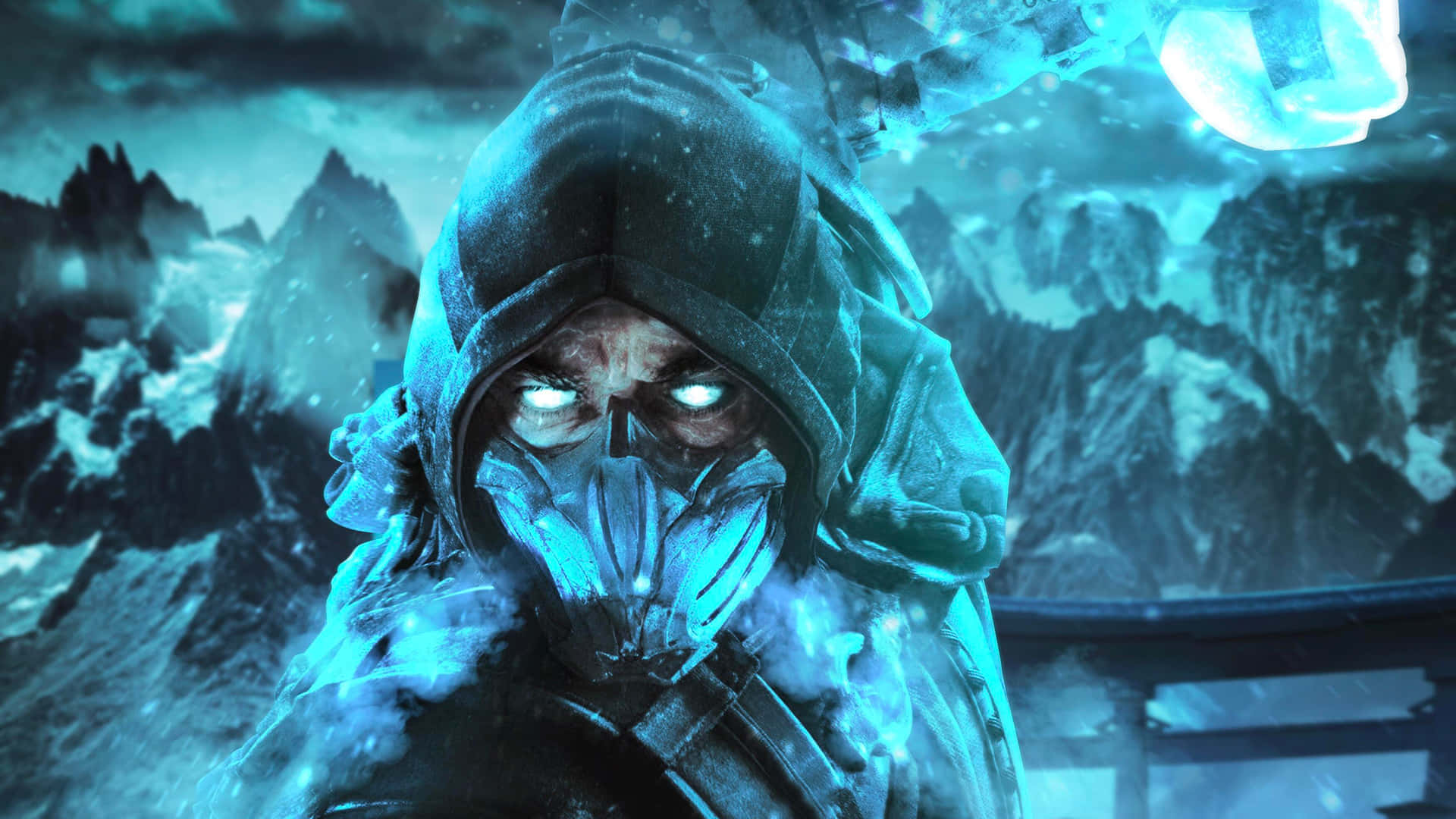 Sub-Zero unleashes his icy powers in Mortal Kombat Wallpaper
