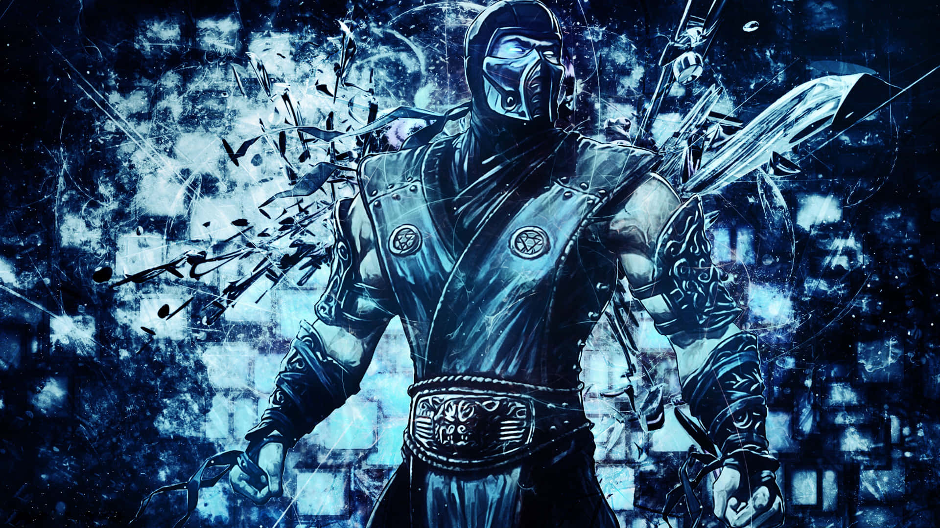 Sub-Zero Unleashes the Ice Storm in Mortal Kombat Wallpaper