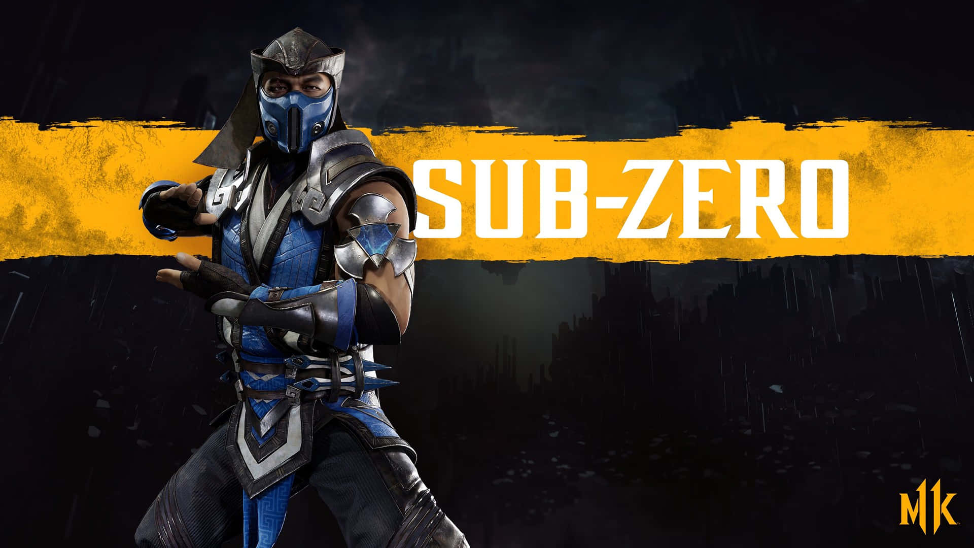 Sub-Zero unleashes his ice powers in Mortal Kombat Wallpaper