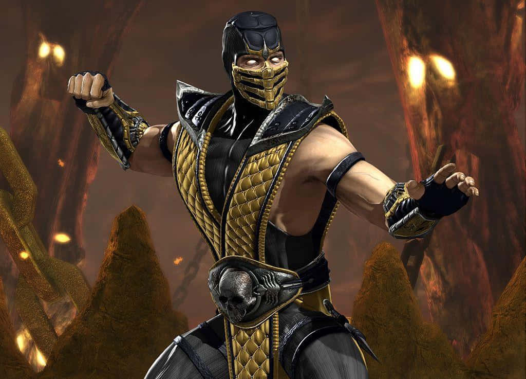 Mortal Kombat Dan Pahlawan Dc Universe Bertarung Dalam Pertempuran Epik Wallpaper