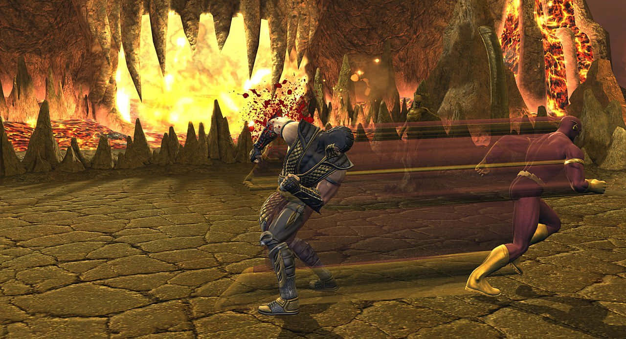 Batallaépica Desatada: Mortal Kombat Vs. Dc Universe Fondo de pantalla