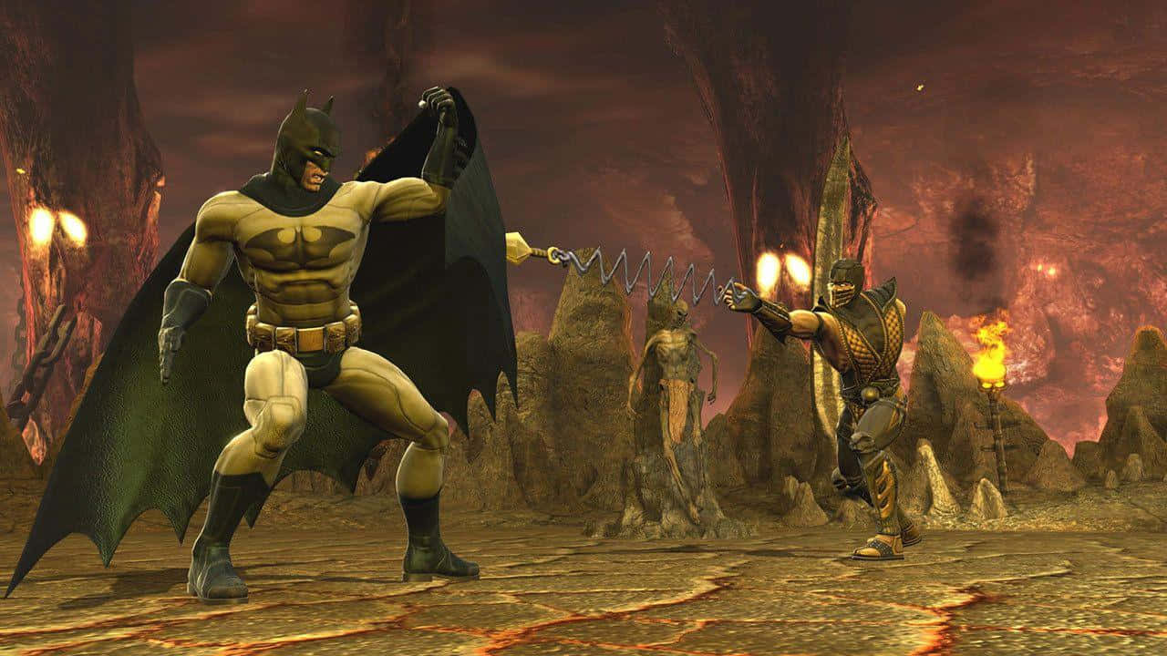 Epic Crossover - Mortal Kombat Vs DC Universe Wallpaper