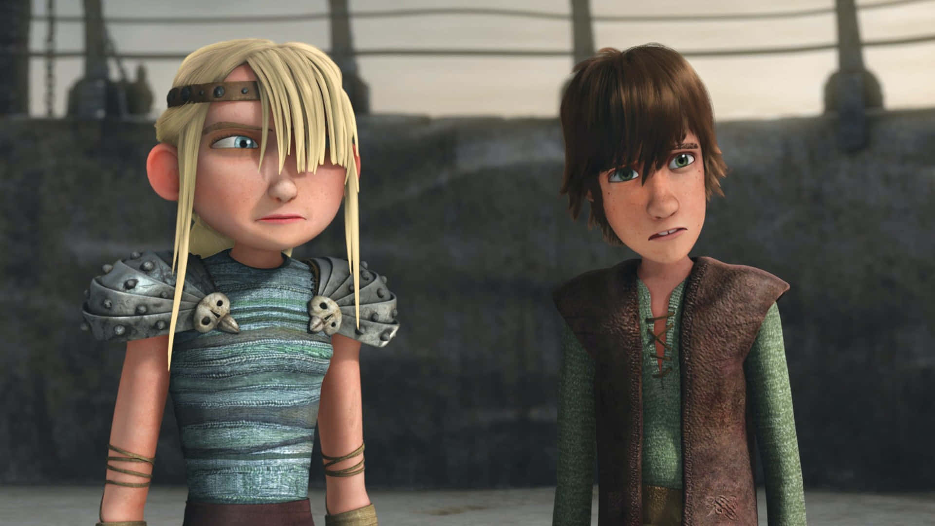 Mortified Hiccup From Dragons Riders Of Berk Wallpaper