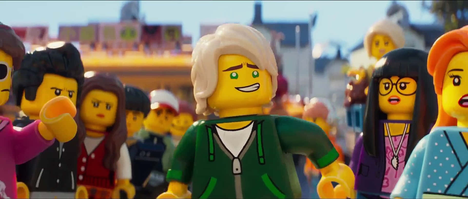 Mortified Lloyd From The Lego Ninjago Movie Wallpaper