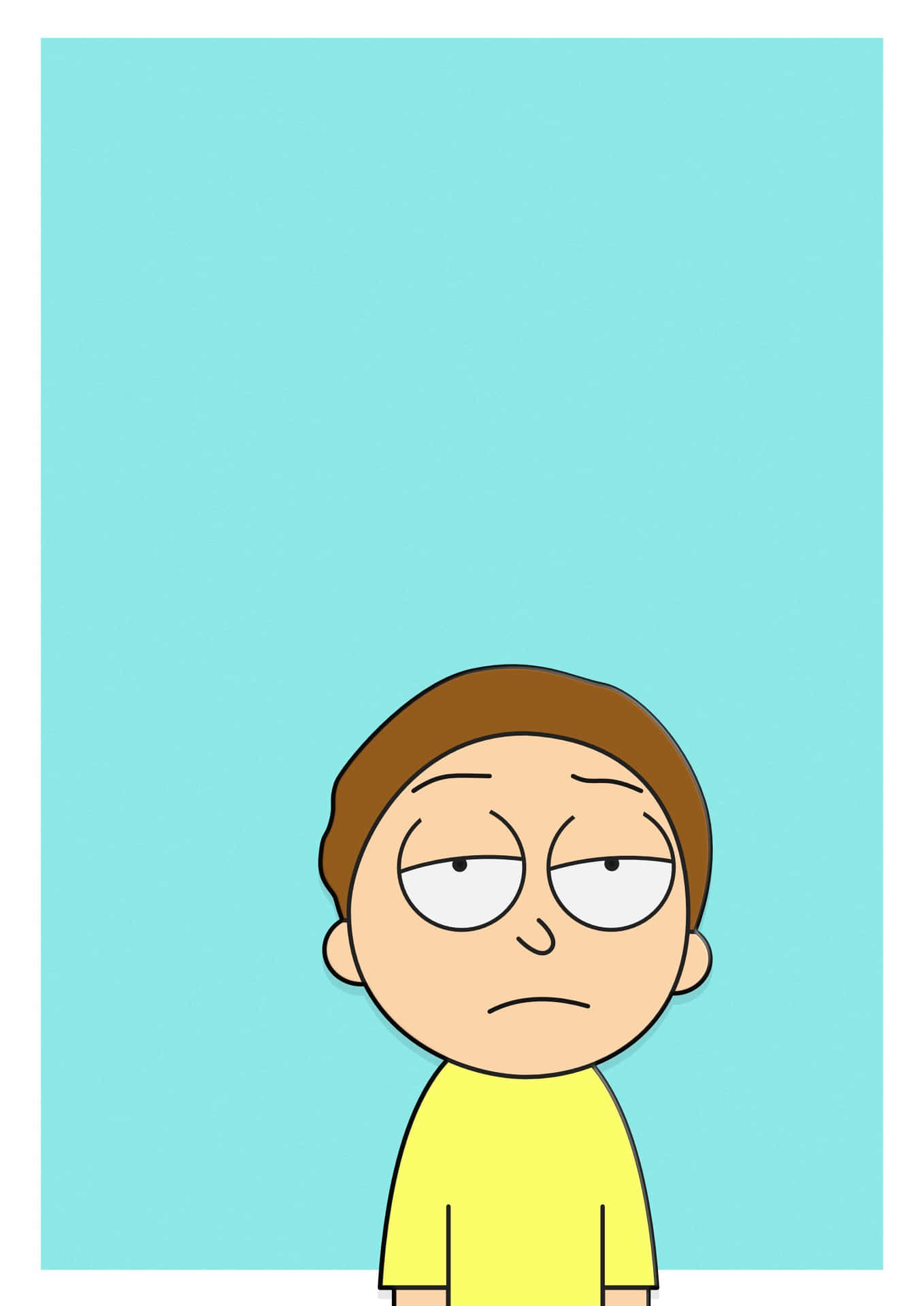 Morty Smith in the cartoon series Rick and Morty Wallpaper