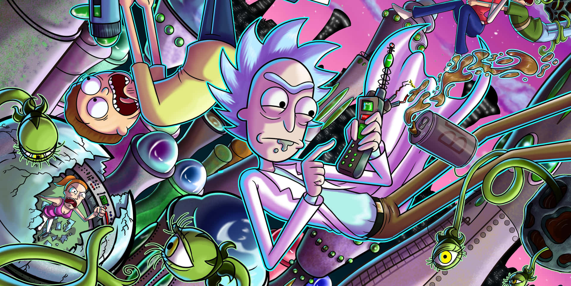 Morty Smith living life to the fullest. Wallpaper