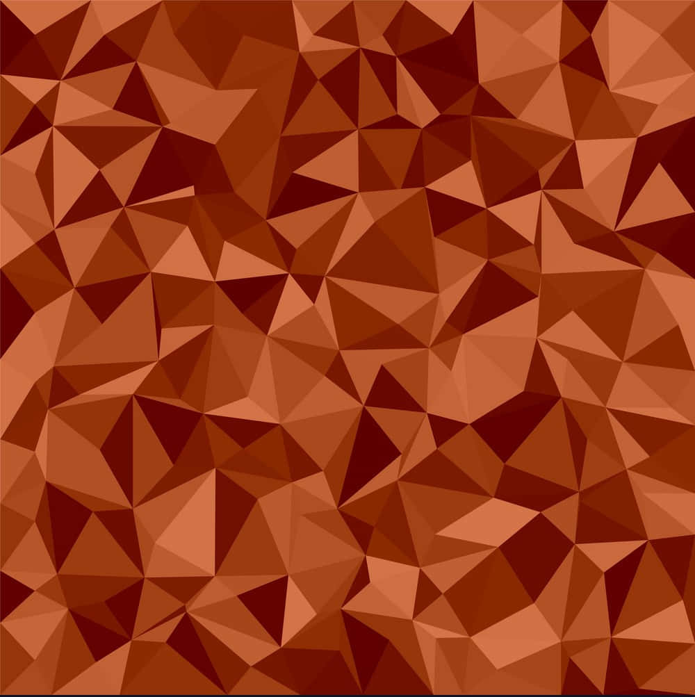 A Brown Background With Triangles
