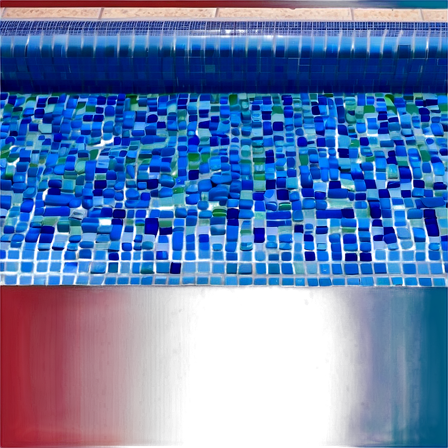 Mosaic Tiled Swimming Pool Png Cts PNG