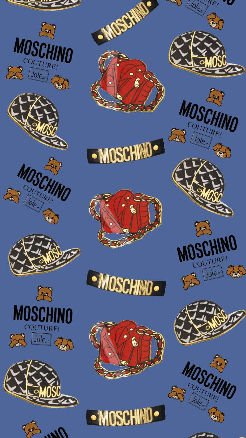 Download Moschino Accessories Pattern Wallpaper | Wallpapers.com