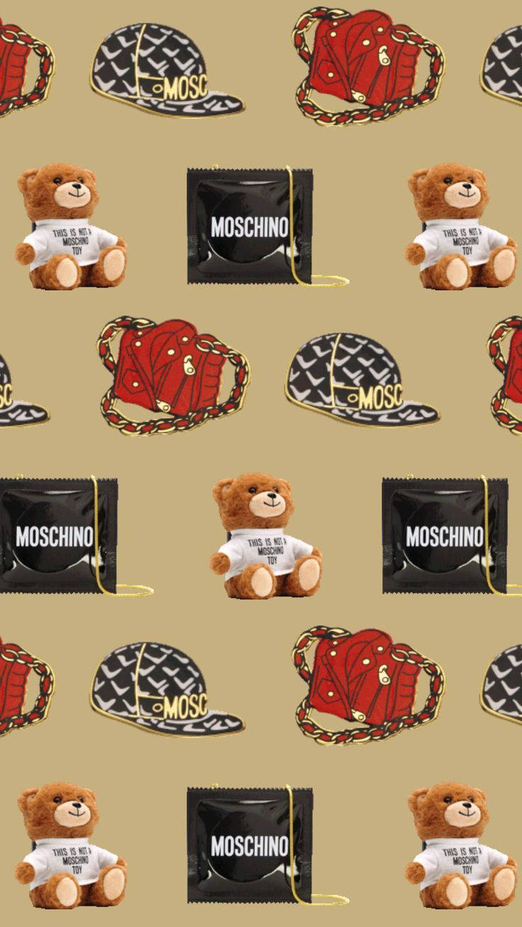 Moschino Bears And Bags Wallpaper