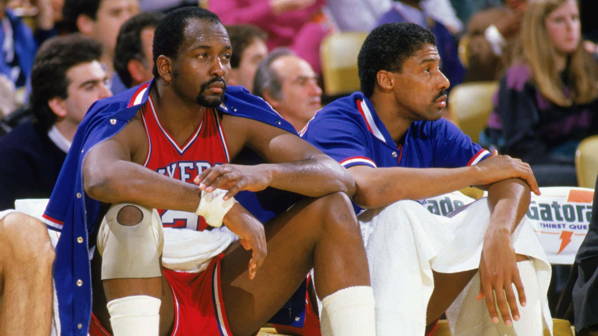 Moses Malone And Julius Erving Wallpaper