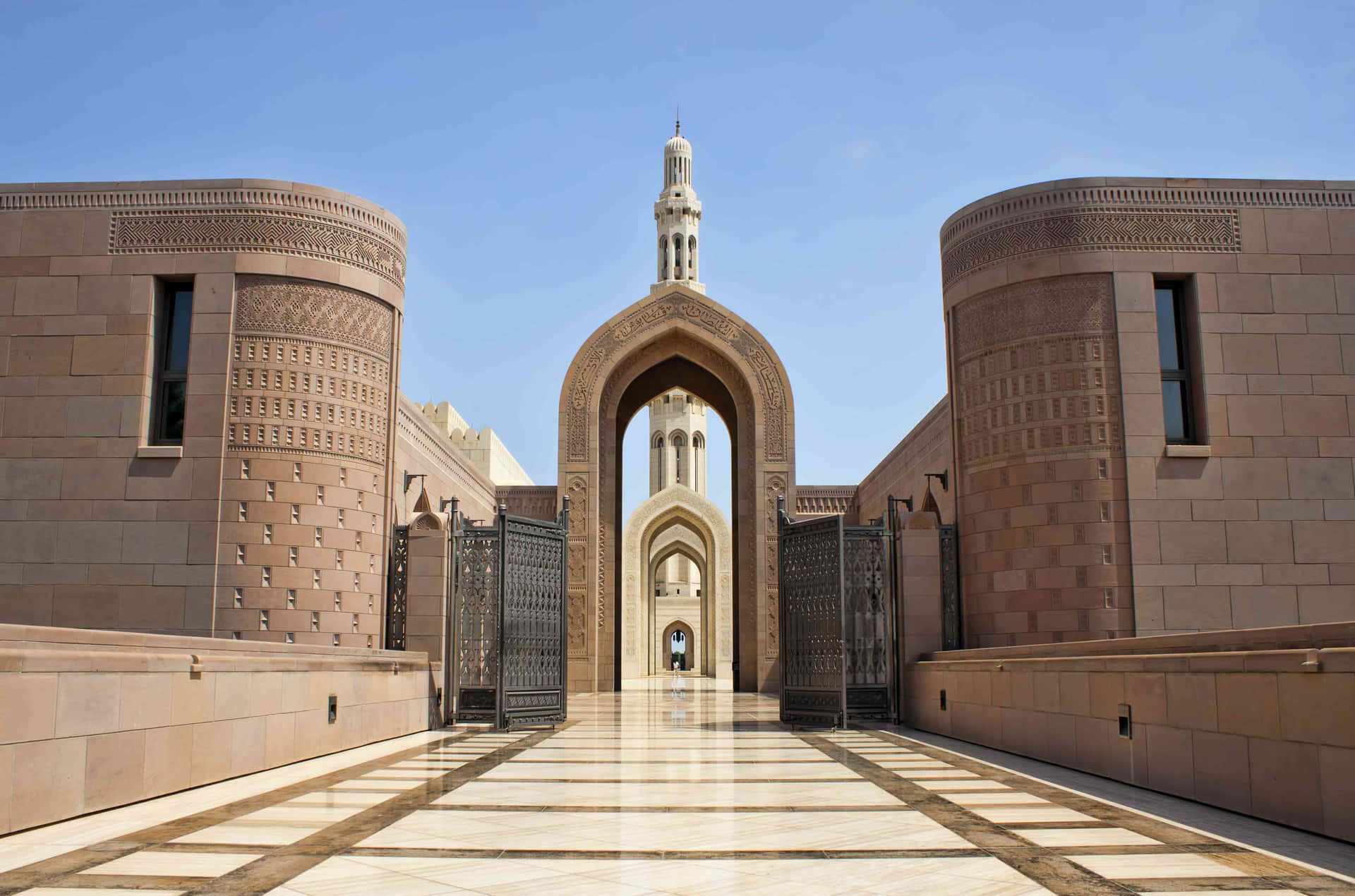 Sleek Neutral Design Mosque Picture