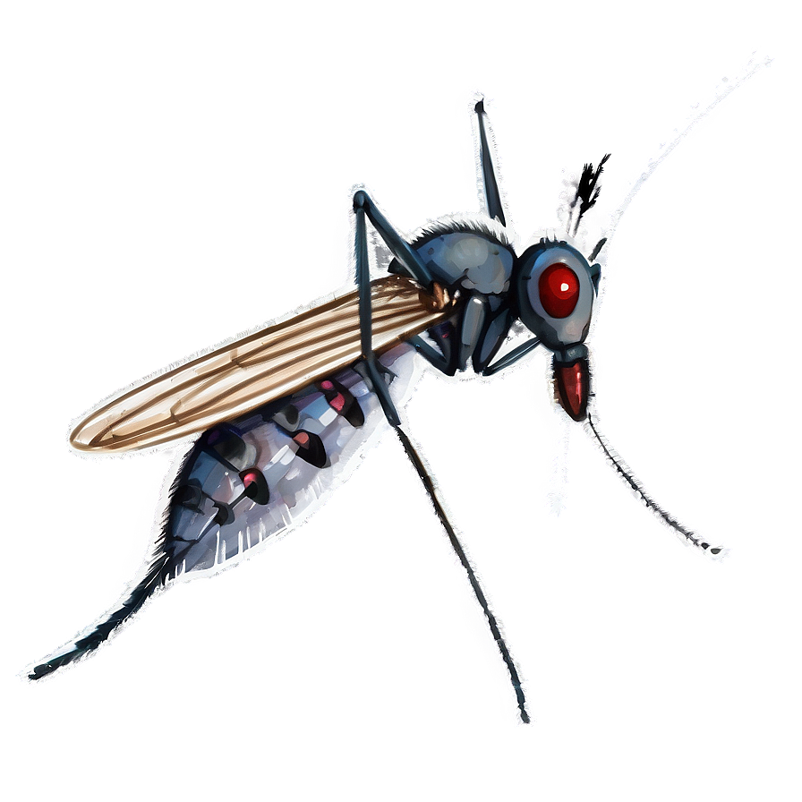 Mosquito In Watercolor Png Biv PNG