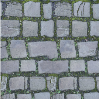 Mossy Cobblestone Texture PNG