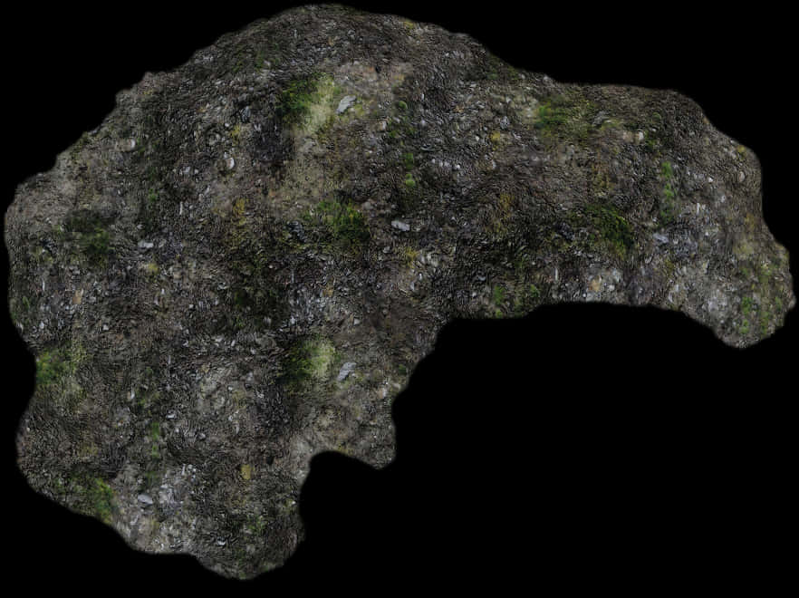 Mossy Rock Texture PNG