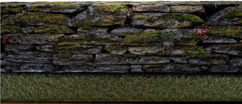 Mossy_ Stone_ Wall_ Texture PNG