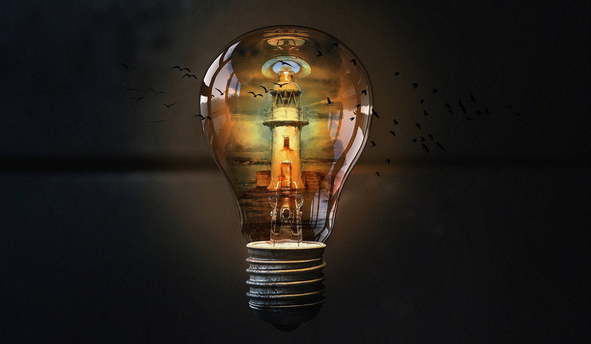 Most Beautiful Desktop Lightbulb Lighthouse Wallpaper