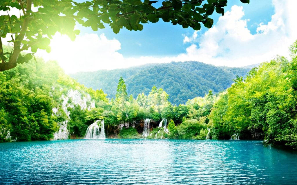 Most Beautiful Hd Waterfall Landscape Wallpaper