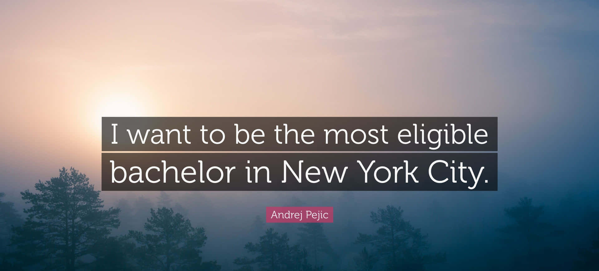 Most Eligible Bachelor In New York City Wallpaper