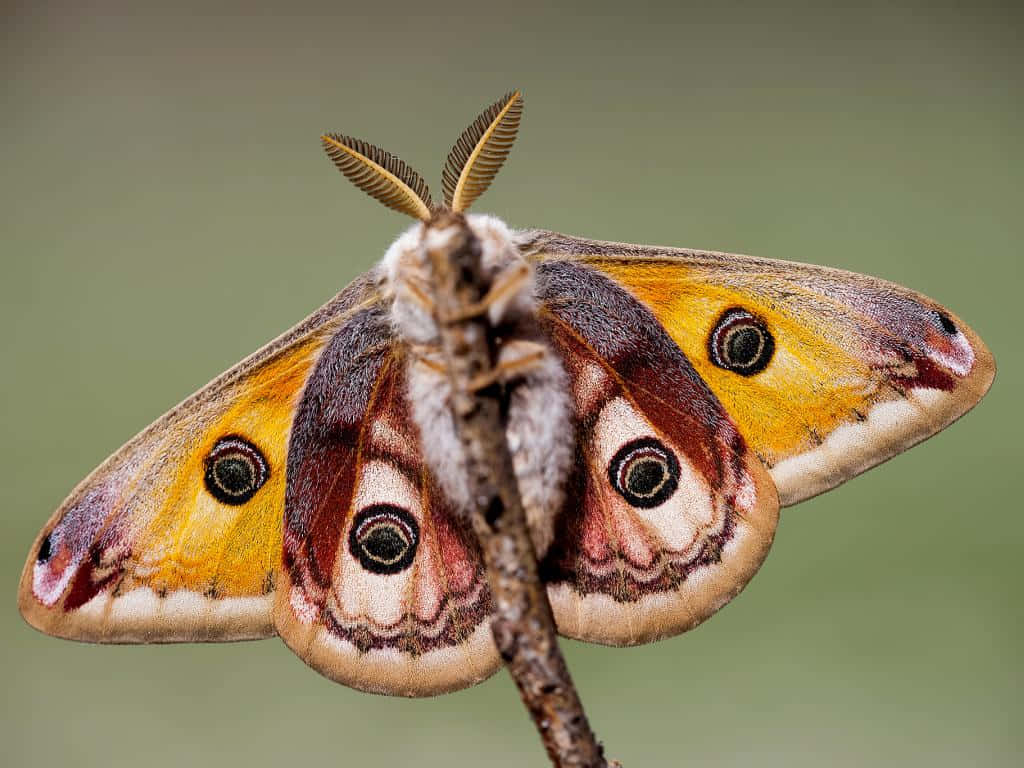 A Closeup of a Majestic Moth