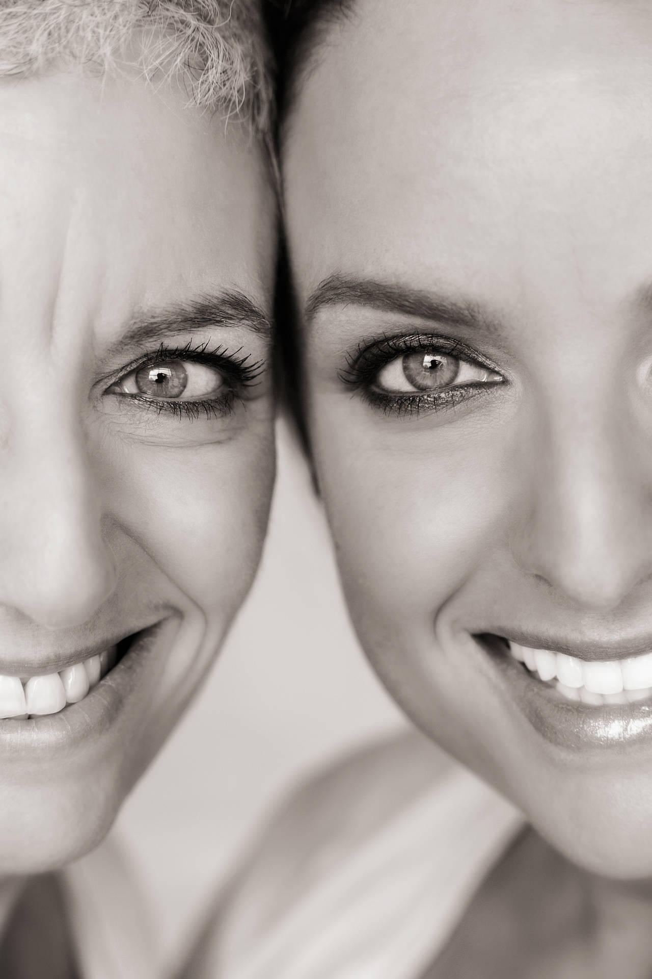 Mother And Daughter Close-Up Wallpaper