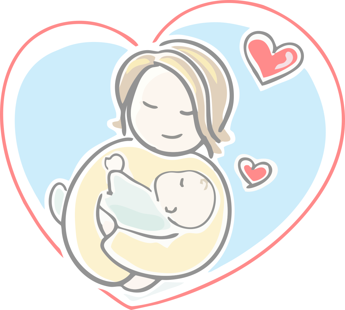 Mother Child Bonding Breastfeeding Illustration PNG