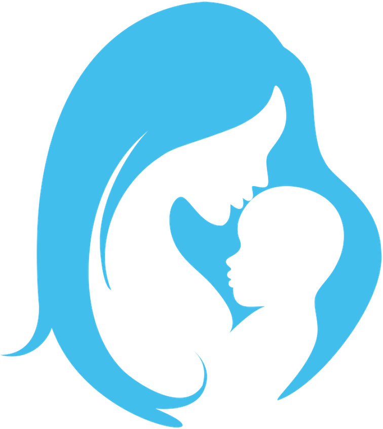 Mother Child Silhouette Art PNG