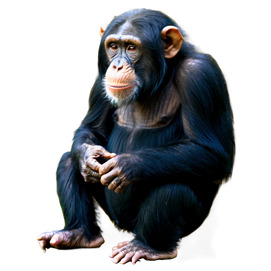 Download Mother Chimpanzee With Baby Png 06112024 | Wallpapers.com