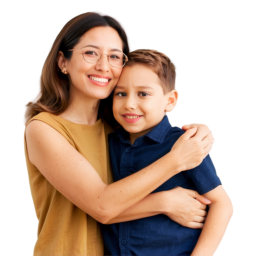 Mother Hugging Son Png Pdb PNG