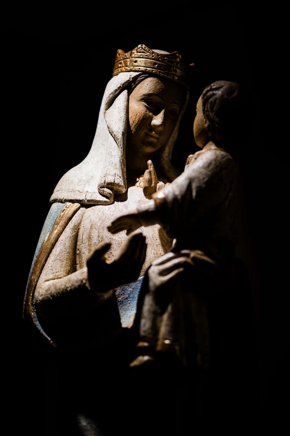 Maria,a Abençoada Mãe E Rainha Do Céu. Papel de Parede
