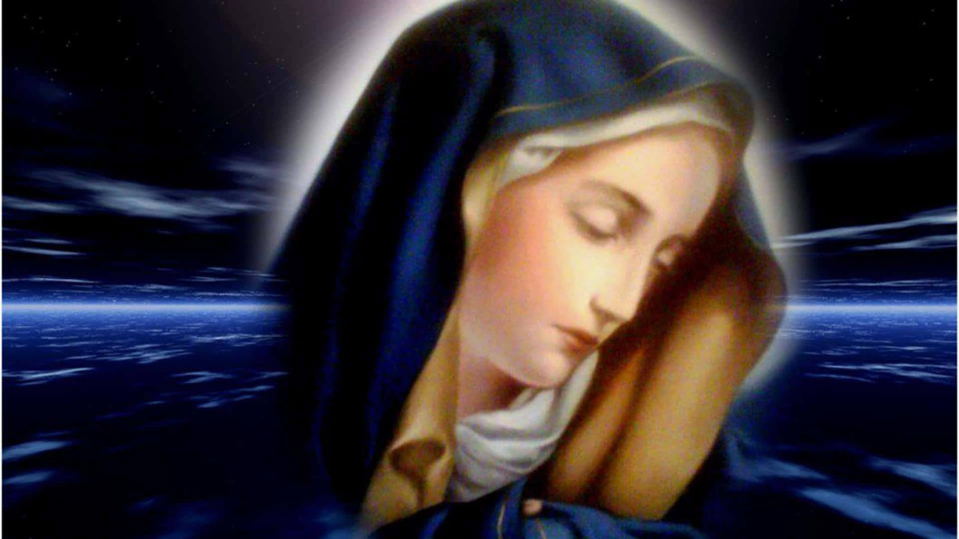 Mor Mary, Gudinde for Frugtbarhed, pynt din skrivebord! Wallpaper
