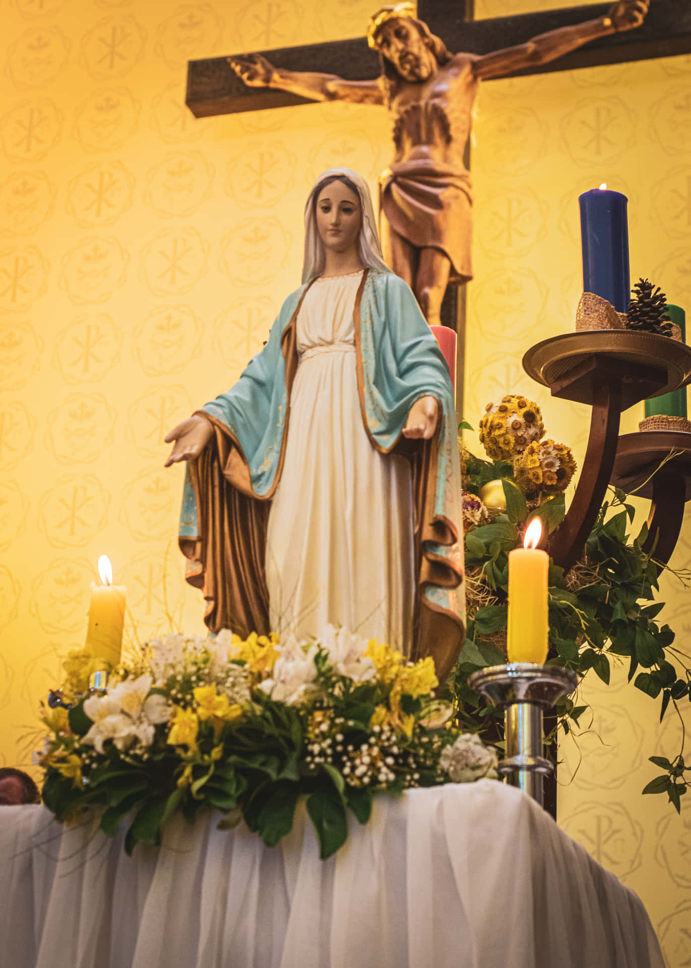 Immagineuna Statua Della Beata Vergine Maria