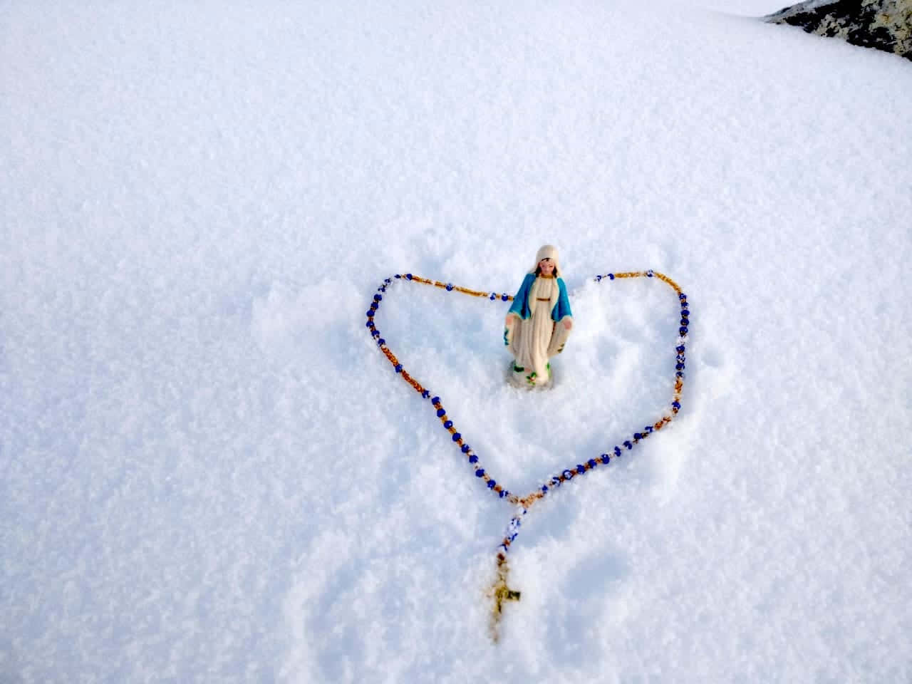 Rosary In The Snow