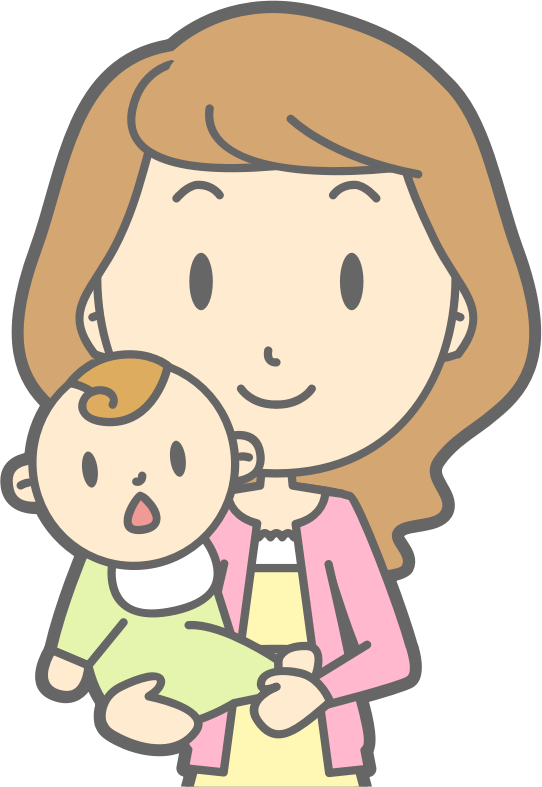 Download Motherand Baby Cartoon | Wallpapers.com