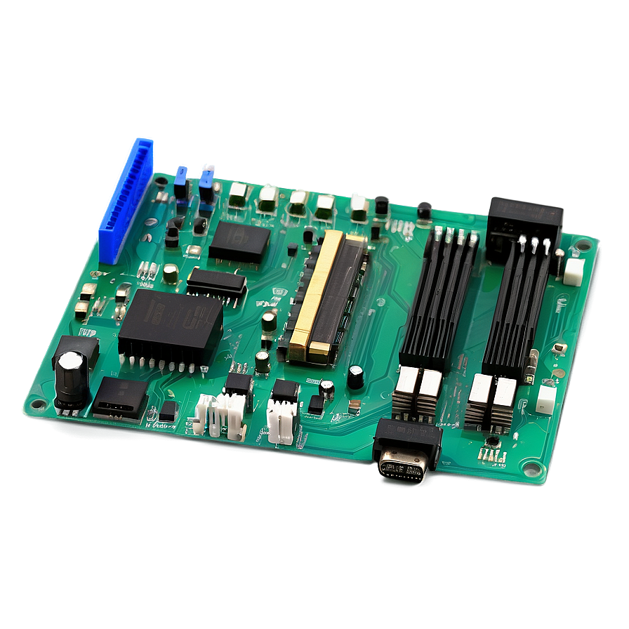 Motherboard Circuitry Closeup Png Csq20 PNG