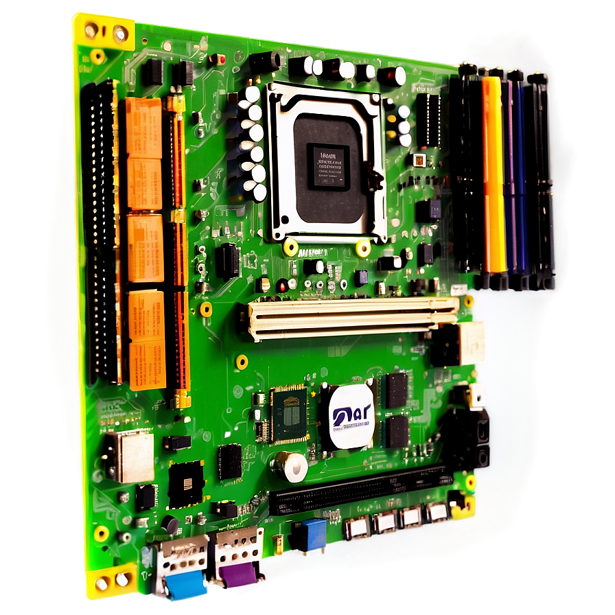 Motherboard Components Labelled Png 91 PNG