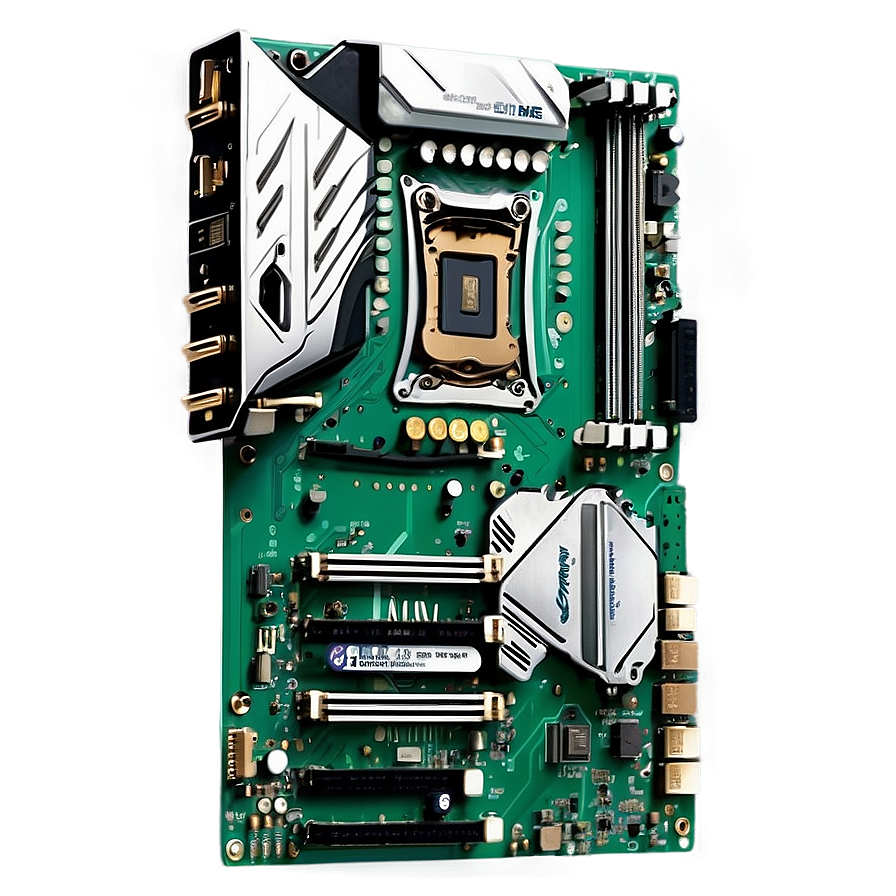 Motherboard With Cpu Slot Png 06202024 PNG