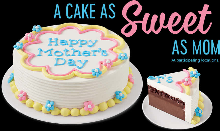 Mothers Day Celebration Cake PNG