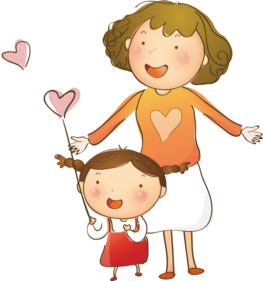 Mothers Day Celebration Cartoon PNG